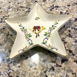 Mikasa Star Christmas Plate